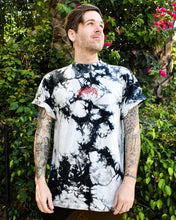 Load image into Gallery viewer, Metal Logo Embroidered, Oversized Tie-Dye Tee
