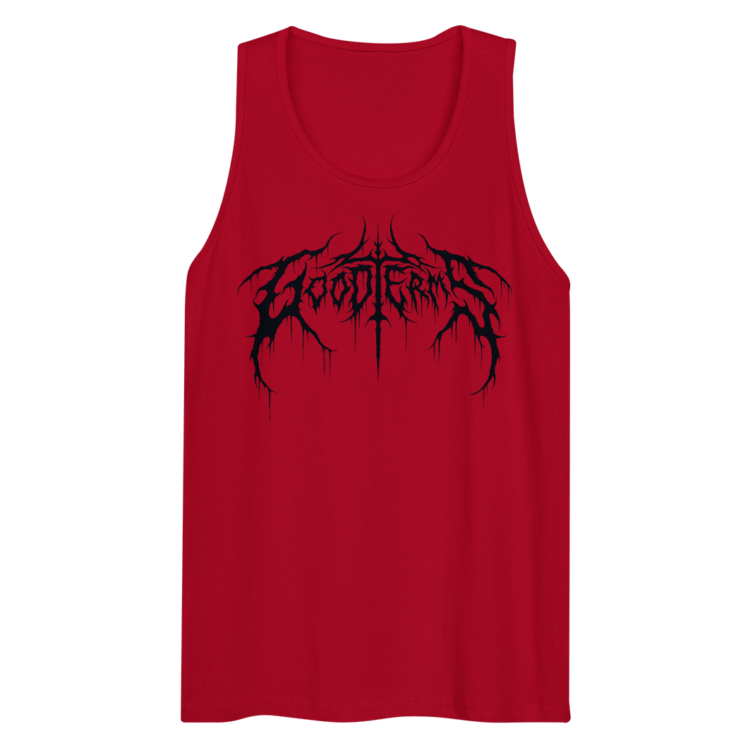 Metal Logo, Men's Premium Tank (Black Logo)