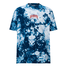 Load image into Gallery viewer, Metal Logo Embroidered, Oversized Tie-Dye Tee
