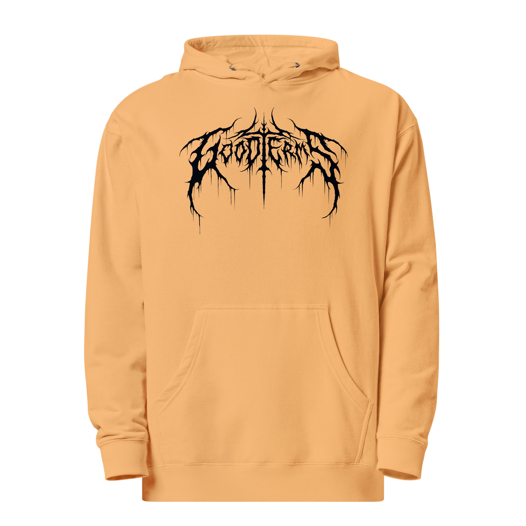 Metal Logo Hoodie (Black Logo)