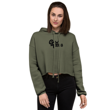 Load image into Gallery viewer, Drive-In Logo, Women&#39;s Crop Hoodie
